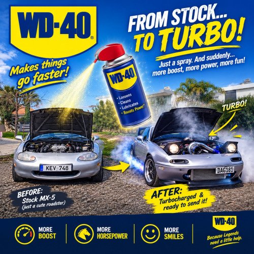 The "Magic powers" of WD-40 from a car guy's prospective